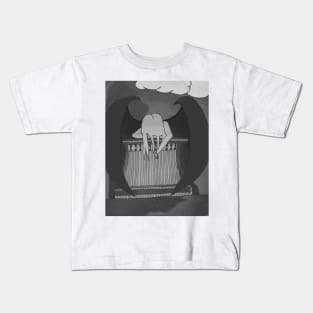 B&W Fallen 2 Kids T-Shirt